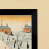 Sundown On The Common – L.S. Lowryish by Chris Chapman, original painting, detail