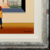 Sundown On The Common – L.S. Lowryish by Chris Chapman, original painting, detail