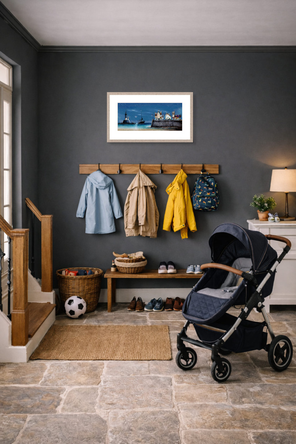 Moonlighting by Gary Walton, limited edition print, in room