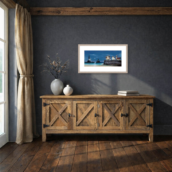 Moonlighting by Gary Walton, limited edition print, in room