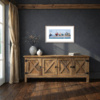 Durdle Trio by Gary Walton, limited edition print, in room