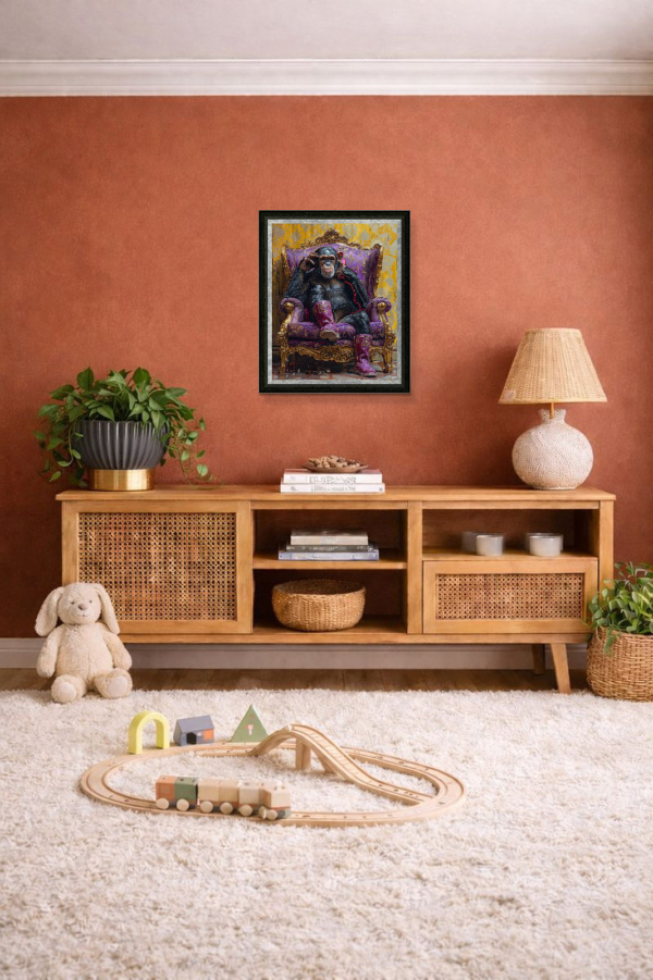 Booty Call by Boid, limited edition print, in room