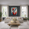 French Kiss (Large AP) by Boid, limited edition print, in room