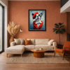 French Kiss (Large AP) by Boid, limited edition print, in room