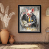 The Launderer (Large AP) by Boid, limited edition print, in room
