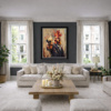 Cock Shot (Large AP) by Boid, limited edition print, in room
