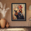 Cock Shot (Large AP) by Boid, limited edition print, in room