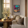 Hot Dog by Boid, limited edition print, in room