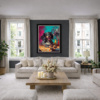 Hot Dog (Large AP) by Boid, limited edition print, in room