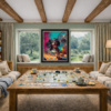Hot Dog (Large AP) by Boid, limited edition print, in room