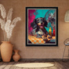 Hot Dog (Large AP) by Boid, limited edition print, in room