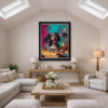 Hot Dog (Large AP) by Boid, limited edition print, in room