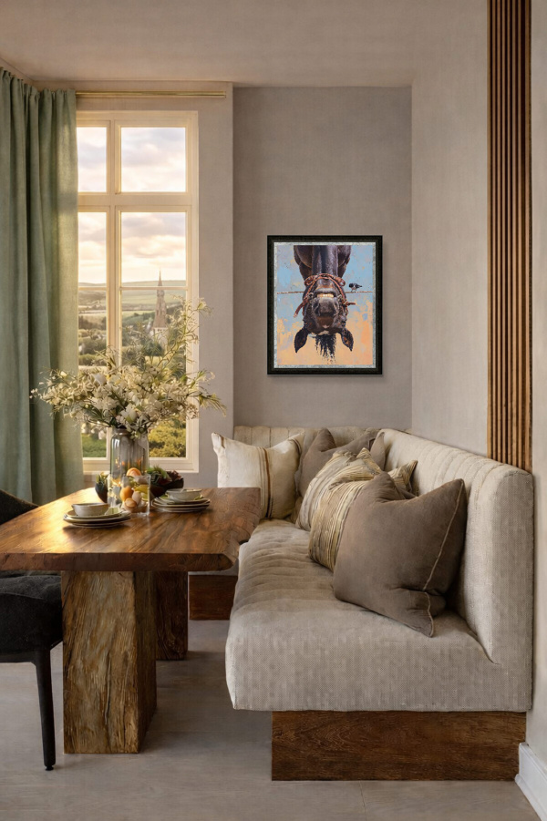 Hung Like A Horse by Boid, limited edition print, in room