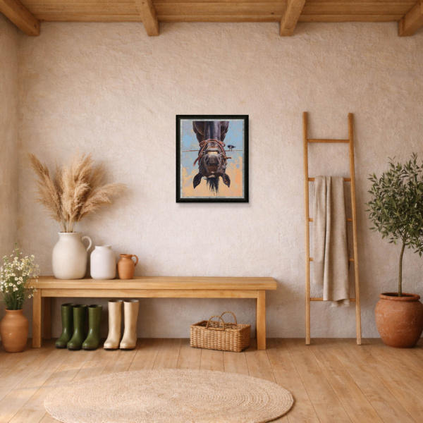 Hung Like A Horse by Boid, limited edition print, in room