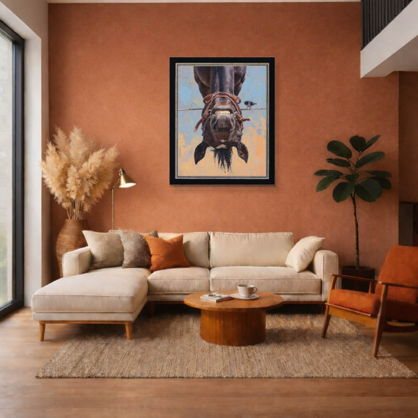 Hung Like A Horse (Large AP) by Boid, limited edition print, in room