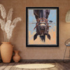 Hung Like A Horse (Large AP) by Boid, limited edition print, in room