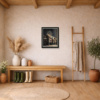 Just Lion Around by Boid, limited edition print, in room
