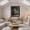 Just Lion Around (Large AP) by Boid, limited edition print, in room