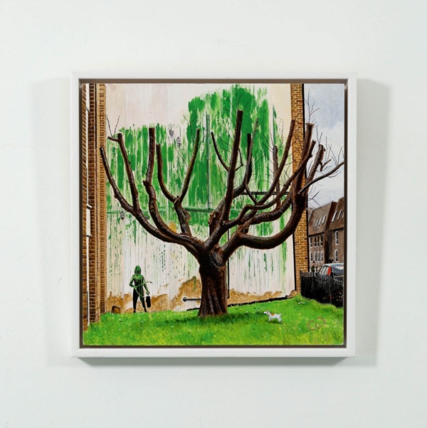 Banksy’s Tree by Chris Ross Williamson, original painting