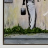 Mr Stick by Chris Ross Williamson, original painting, detail