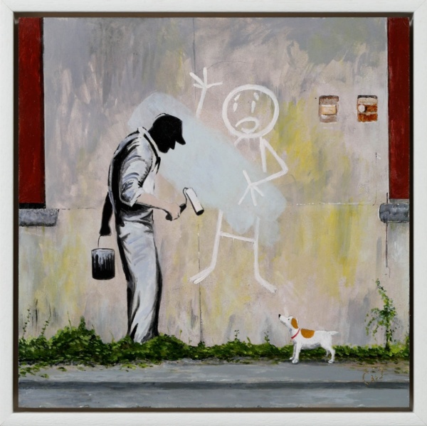 Mr Stick by Chris Ross Williamson, original painting