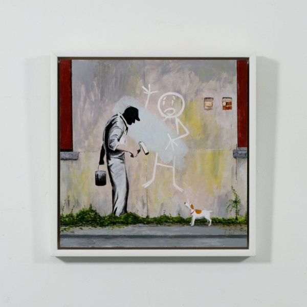 Mr Stick by Chris Ross Williamson, original painting