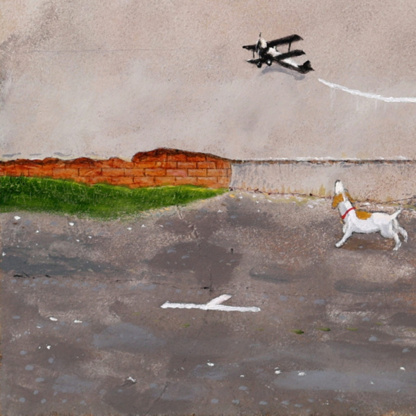 Slipstream Heart by Chris Ross Williamson, original painting, detail