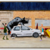 Rhino Neil by Chris Ross Williamson, original painting