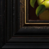Two Fresh Apples by Ronald Berger, original painting, detail