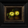 Two Fresh Apples by Ronald Berger, original painting