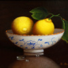 Lemons on Porcelain Bowl by Ronald Berger, original painting