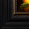 Three Pears II by Ronald Berger, original painting, detail