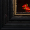 Strawberries and Champagne by Ronald Berger, original painting, detail