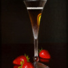 Strawberries and Champagne by Ronald Berger, original painting