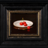 Cherries on Porcelain Plate by Ronald Berger, original painting