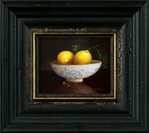 Lemons on Porcelain Bowl Commission, Ronald Berger
