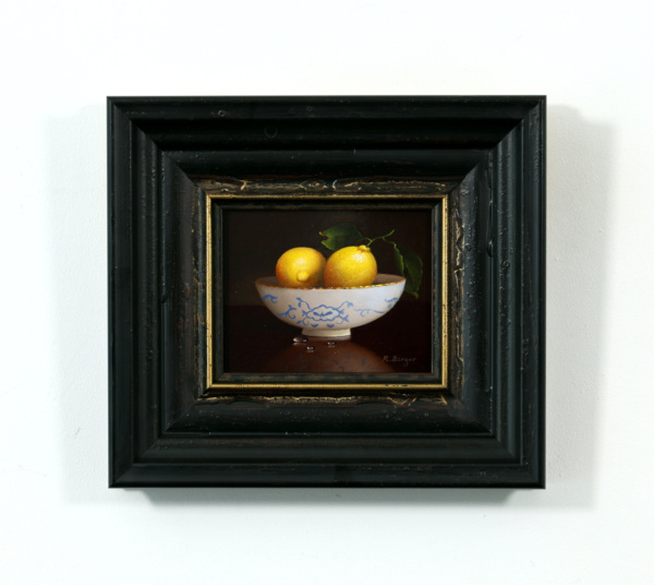 Ronald Berger — Lemons on Porcelain Bowl Commission (view 10)