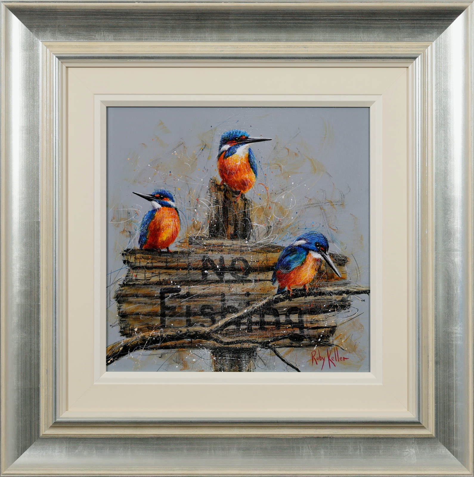 No Fishing Only Kingfishers Commission