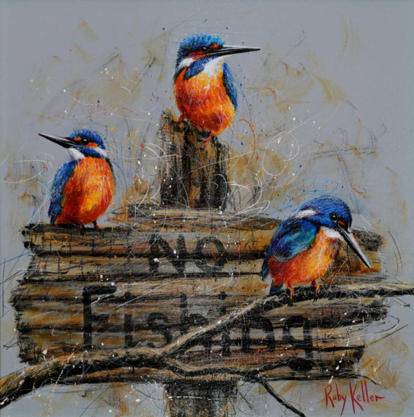 Ruby Keller — No Fishing Only Kingfishers Commission (view 10)