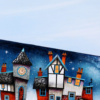 The Clock Tower (Original) by Gary Walton, original painting, detail