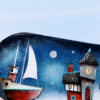 The Clock Tower (Original) by Gary Walton, original painting, detail