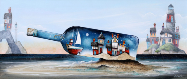 The Clock Tower (Original) by Gary Walton, original painting