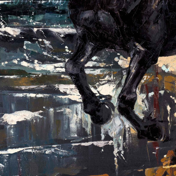 Anthony Dobson — Galloping Home (Large Artist's Proof) (view 10)