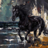 Anthony Dobson — Galloping Home (Large Artist's Proof) (view 8)