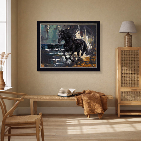 Anthony Dobson — Galloping Home (Large Artist's Proof) (view 4)