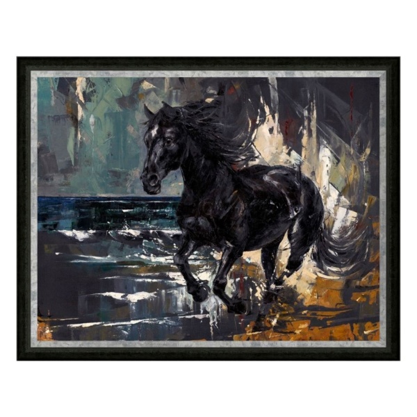 Anthony Dobson — Galloping Home (framed)