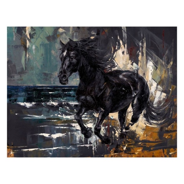 Anthony Dobson — Galloping Home (unframed)
