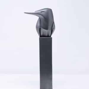 Kingfisher (Pewter Finish) by Paul Harvey, cold cast pewter, thumbnail image