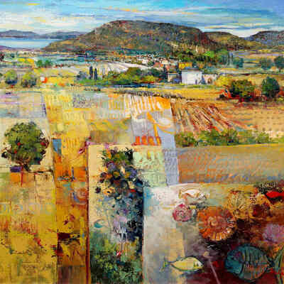 Mario Malfer Large Paintings