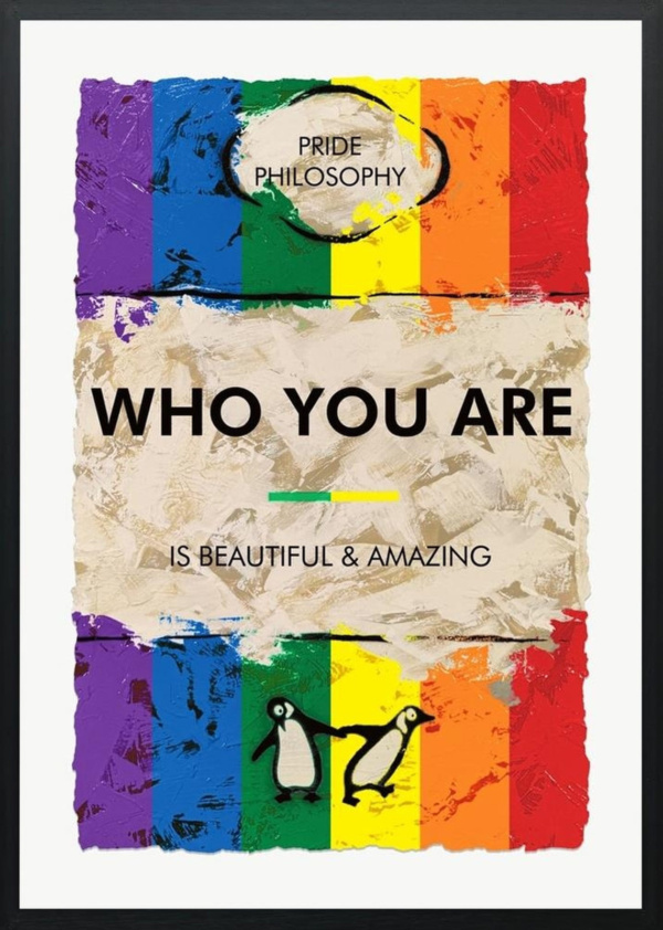 Hue Folk — Beautiful And Amazing - Deluxe Paper (framed)